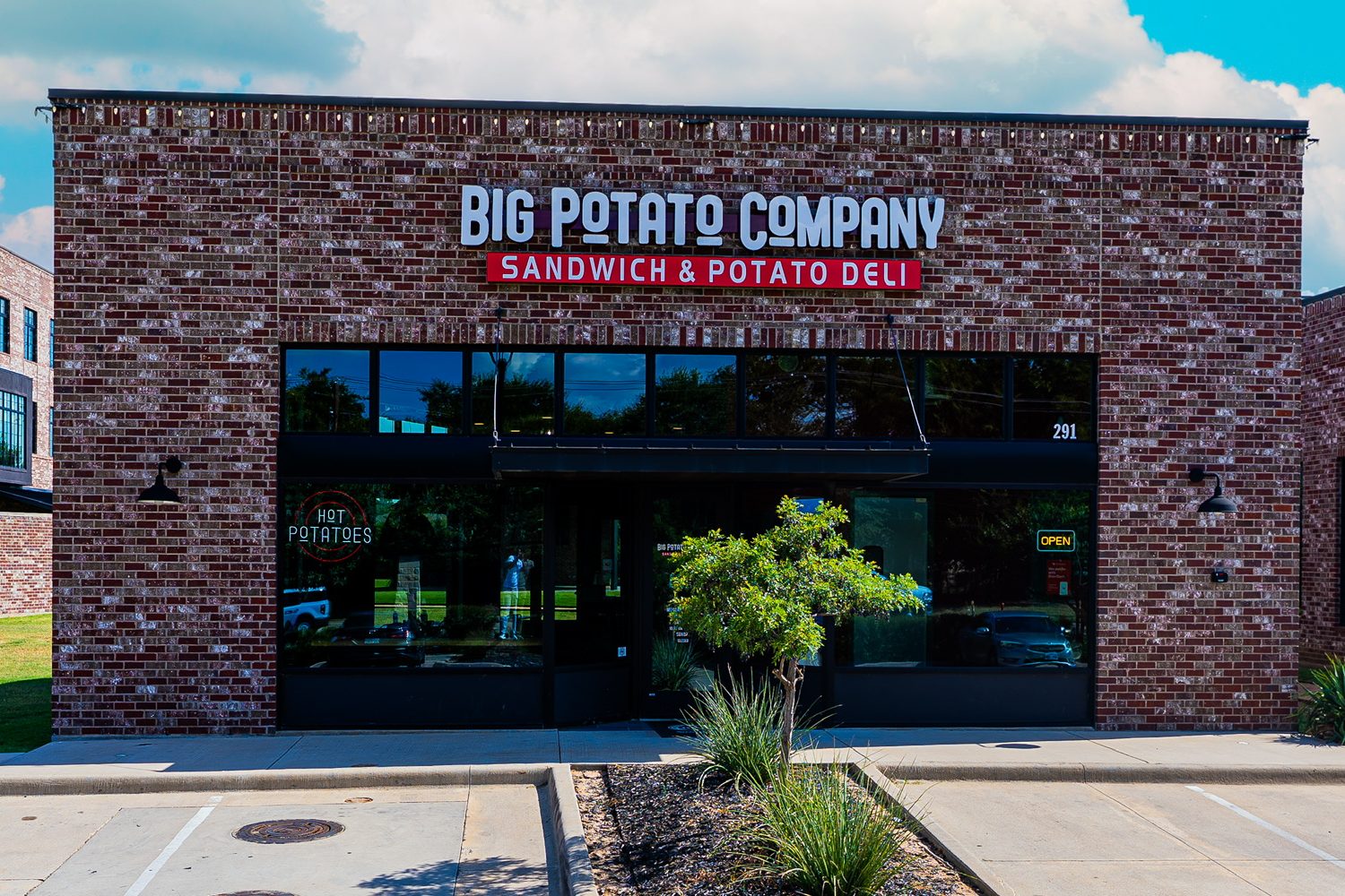 The Big Potato Company storefront on West Hidden Creek Parkway in Burleson